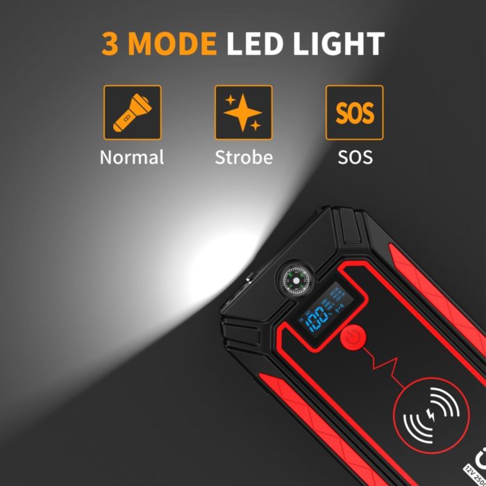 Utrai Jstar 4 - 12V 2500A starthulp - 24000mAH powerbank - Afbeelding 5
