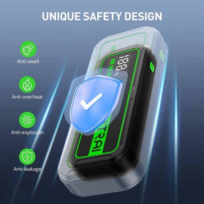 Utrai Jstar 8 - 12V 3000A starthulp - 20000mAH powerbank - Afbeelding 14