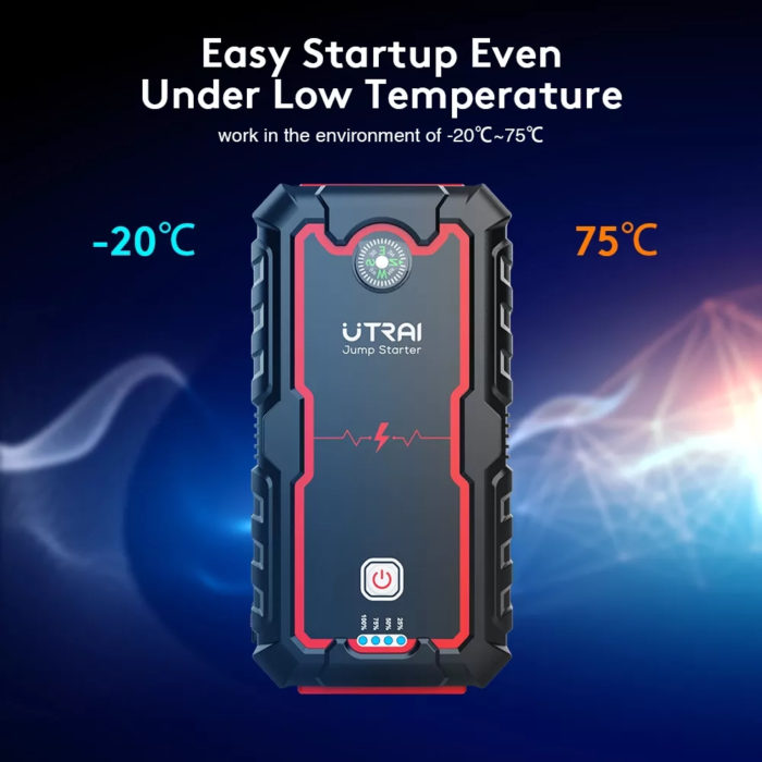 Utrai Jstar One - 12V 2000A starthulp - 22000mAH powerbank - Afbeelding 2