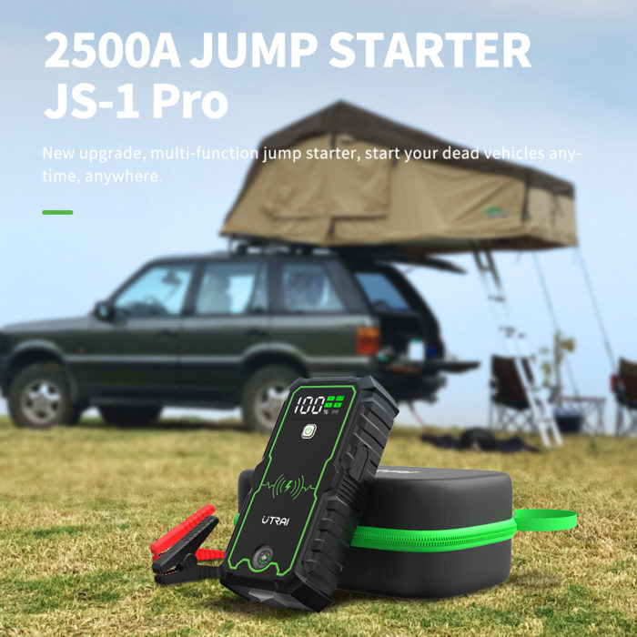 Utrai Jstar JS-1 Pro – 12V 2500A starthulp – 16000mAH powerbank - Afbeelding 2
