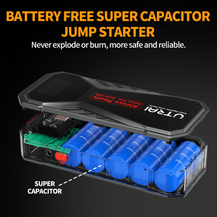 Utrai Jstar X1 – 12V 1000A starthulp - Supercondensator - Afbeelding 4