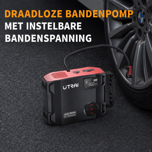 UTRAI JS-5 luchtcompressor voor het oppompen van een autoband