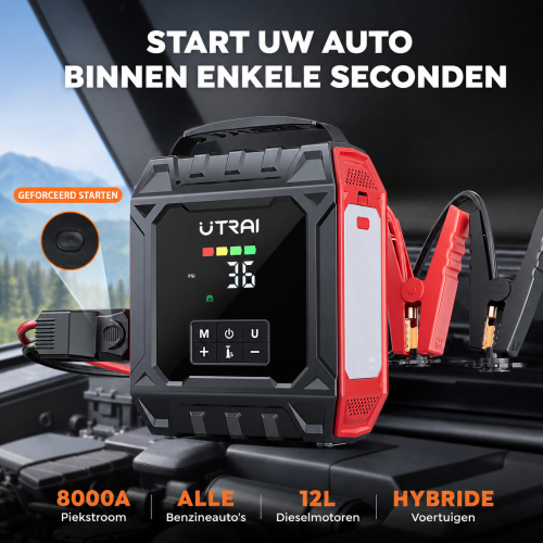 UTRAI JS-50 met 8000A piekstroom voor krachtige starthulp