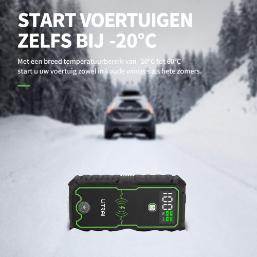 UTRAI JS-1 Pro jumpstarter voor gebruik bij winterse temperaturen